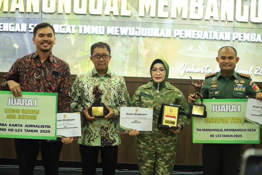 Morowali Sabet Juara Terbaik Nasional TMMD ke-123, Wabup Iriane: Bukti Sinergi TNI dan Pemda