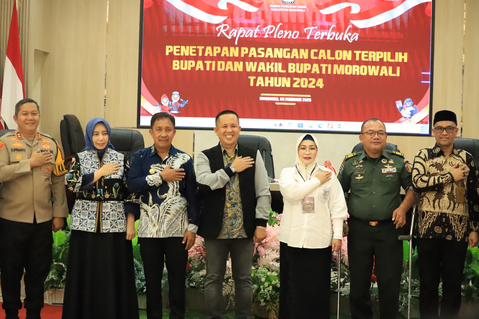 Pj Bupati Yusman Mahbub Hadiri Rapat Pleno Terbuka Penetapan Pasangan Calon Terpilih Bupati dan Wakil Bupati Morowali Pilkada 2024