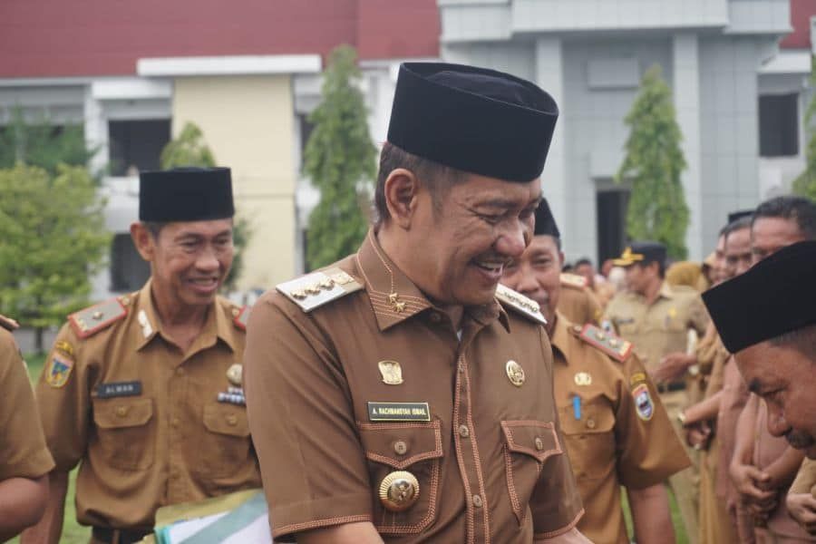 Pj Bupati Morowali, Rachmansyah Ismail Pimpin Apel Perdana Pasca Libur dan Cuti Bersama Idul Fitri 1445 Hijriah