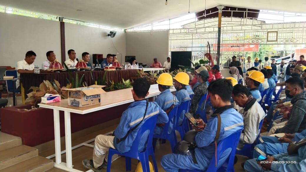 Pemkab Morowali Gelar Rakor Bersama Tindaklanjuti Aksi Mogok Kerja SP-KBM PT WNI