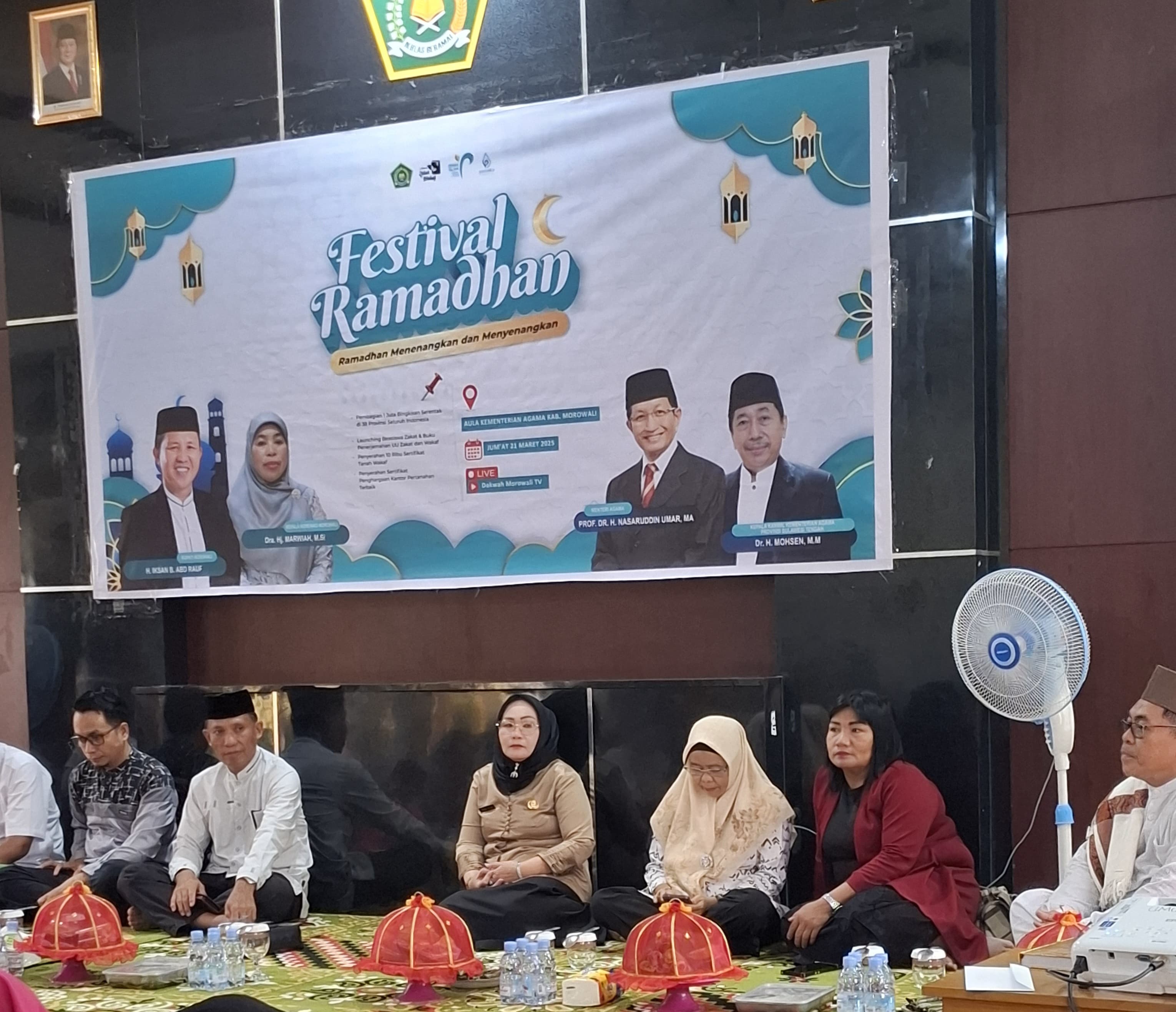 Festival Ramadhan 2025 dan Buka Puasa Bersama,Wakil Bupati Morowali Iriane Iliyas Sampaikan: Jalin Sinergitas Bersama