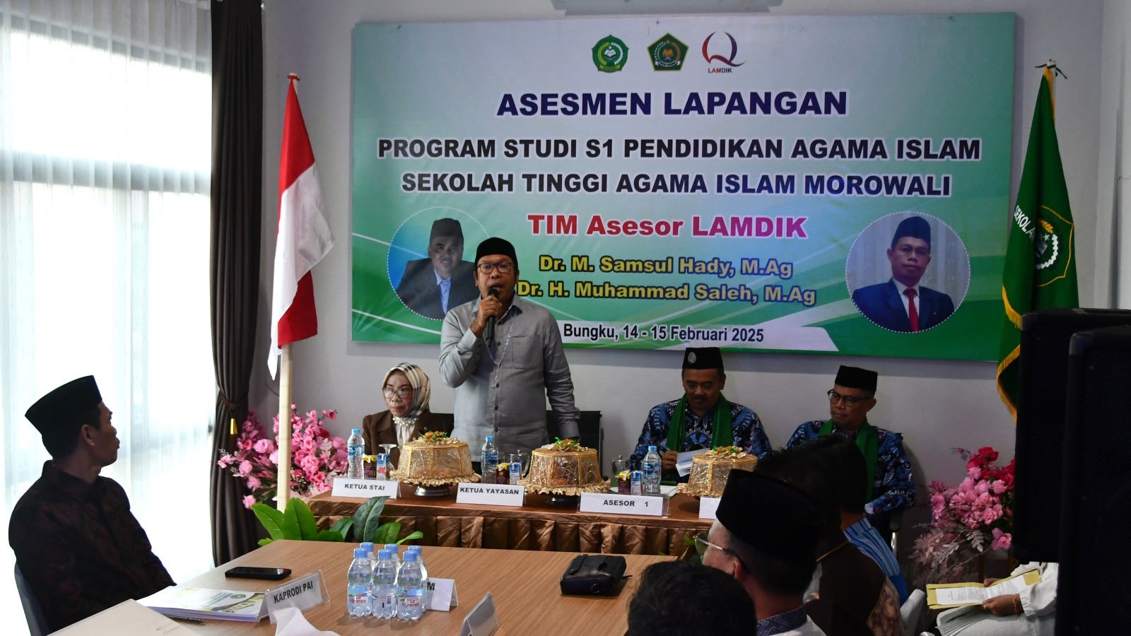 STAI Morowali Terima Tim Asesor Lamdik untuk Asesmen Lapangan Prodi S1 Pendidikan Agama Islam