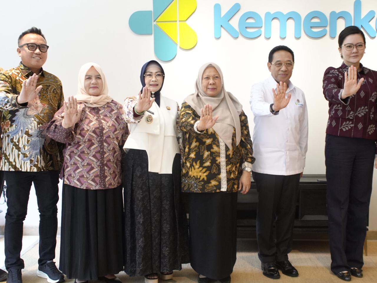 Wabup Iriane Hadiri Audiensi Gubernur dan Wakil Gubernur Sulteng Bersama Wamenkes RI
