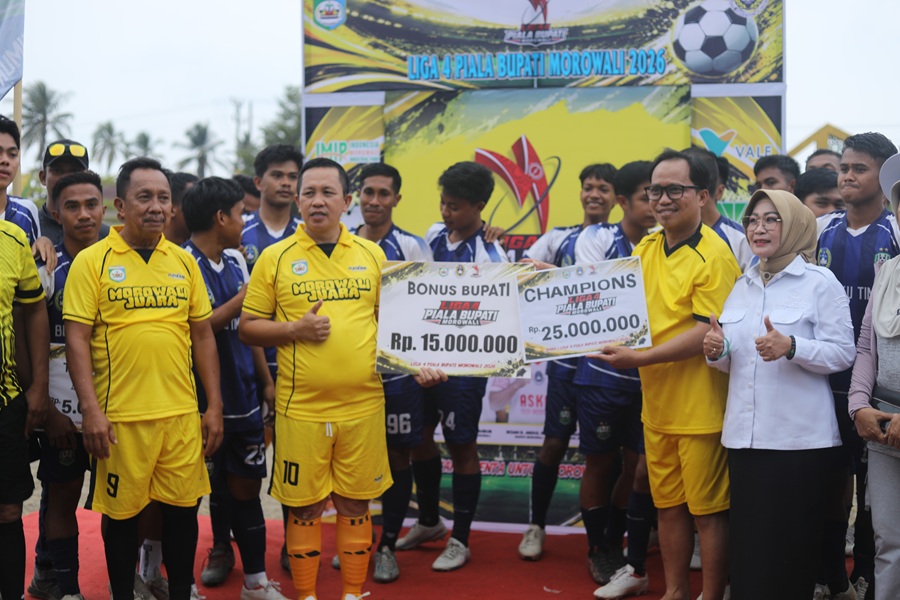 Bupati Iksan Baharudin Abdul Rauf Tutup Liga 4 Piala Bupati 2026, Fentama FC Keluar Sebagai Juara