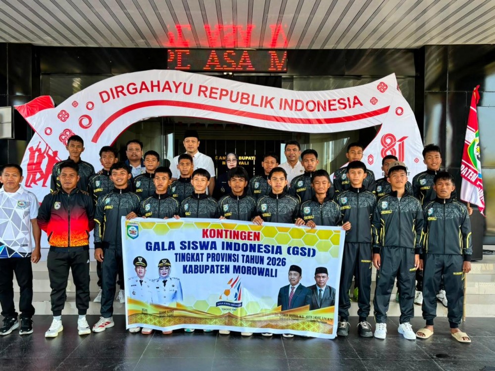 Bawa Nama Morowali, Kontingen GSI Resmi Dilepas Wabup Iriane