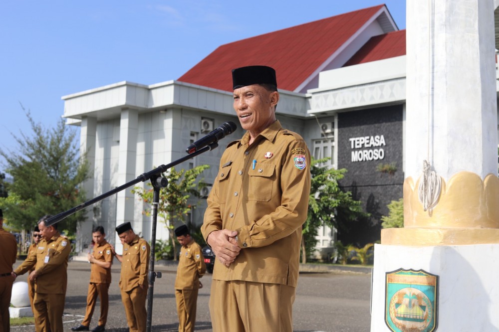 Abdul Malik Hafid Sampaikan Pesan Menyentuh Jelang Purna Bakti ASN Morowali