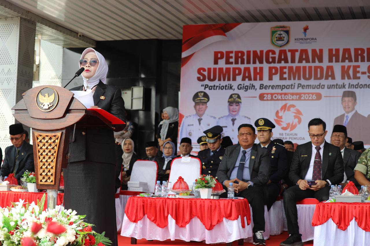 Wakil Bupati Morowali, Iriane Iliyas Pimpin Upacara Hari Sumpah Pemuda ke-98 Tahun