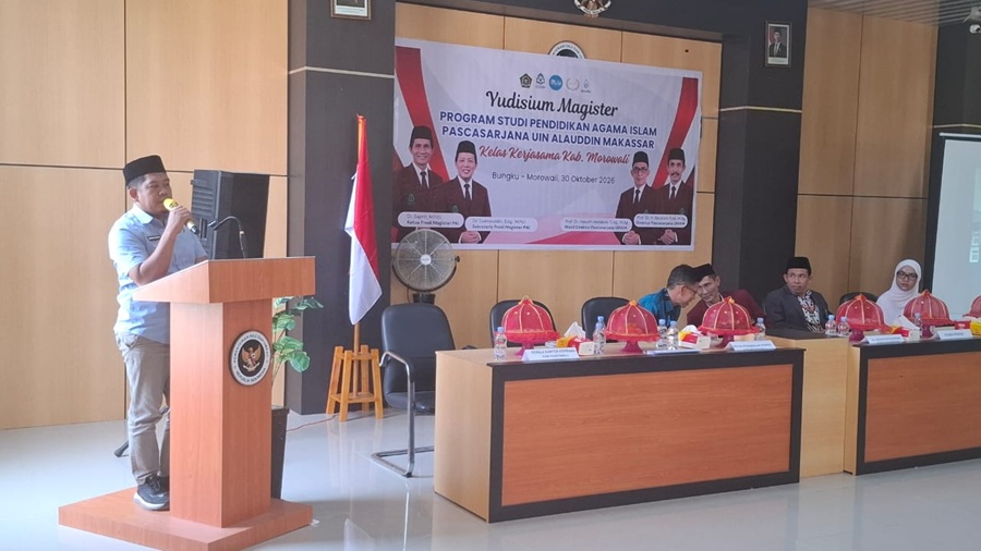 UIN Alauddin Makassar Yudisium 8 Mahasiswa Magister PAI Kelas Kerja Sama Morowali