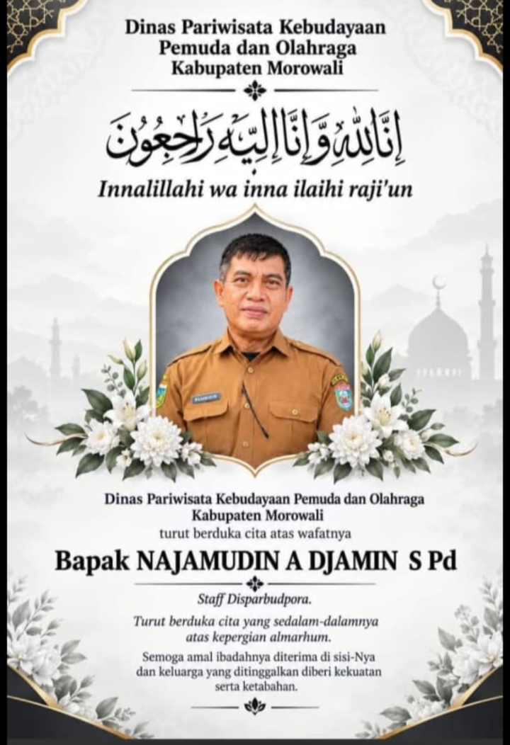 Pemkab Morowali Berduka, Salah Seorang ASN Disparbudpora Najamudin A Djamin Tutup Usia